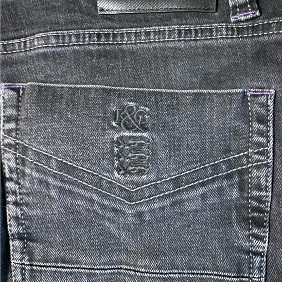 Kent & Curwen Men’s Black Washed Bootcut Jeans Pants Size 36 $295 Retail Rare! - Picture 11 of 14